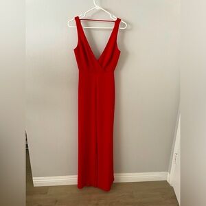 Nordstrom Red tight jumpsuit